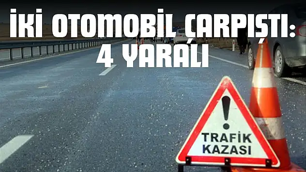 Kastamonu'da İki Otomobil Çarpıştı: 4 Yaralı