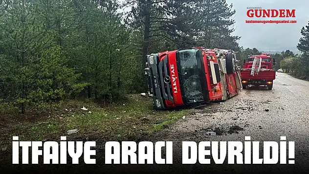 Kastamonu'da İtfaiye Aracı Devrildi: 3 Yaralı