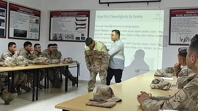 Kastamonu'da Jandarma Personeline İlk Yardım Eğitimi