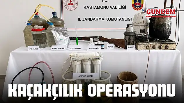 Kastamonu'da Kaçakçılık Operasyonu