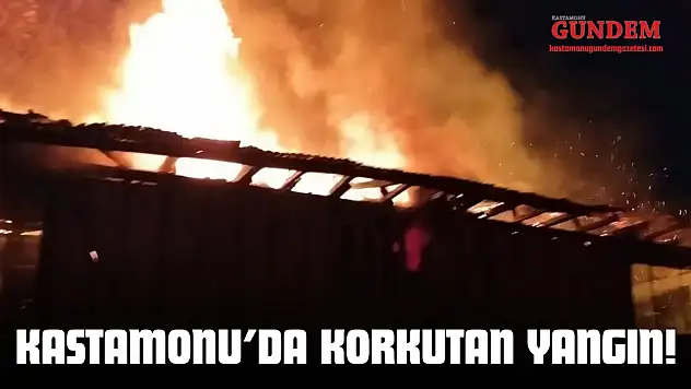 Kastamonu'da Korkutan Yangın: Ekipler Seferber Oldu!
