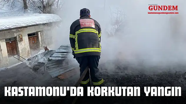 Kastamonu'da Korkutan Yangın
