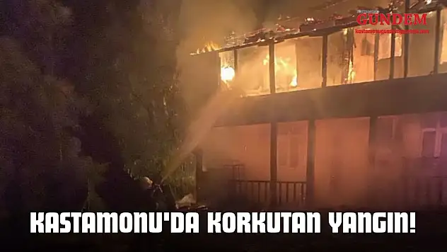 Kastamonu'da Korkutan Yangın!