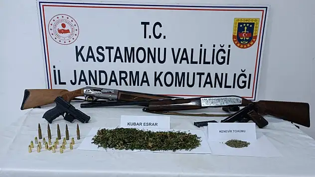 Kastamonu'da kubar esrar ele geçirildi!