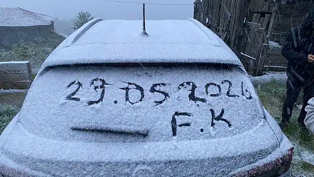 Mayıs ayının sonunda kar sürprizi