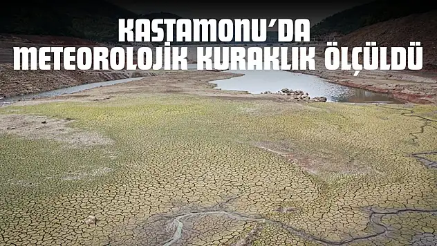 Kastamonu'da Meteorolojik Kuraklık Ölçüldü