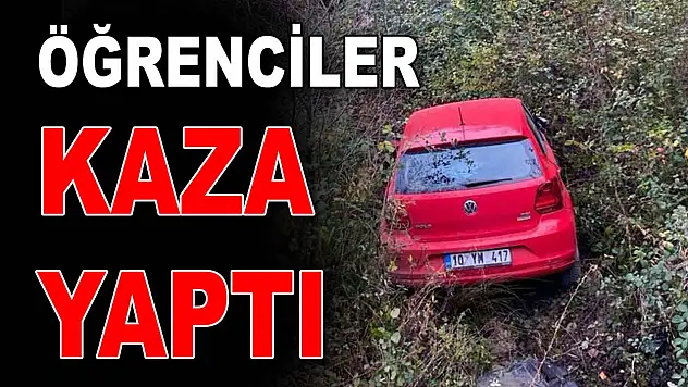 Kastamonu'da Öğrenciler Kaza Yaptı