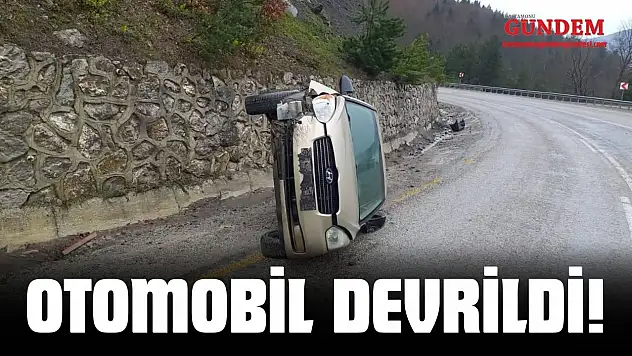 Kastamonu'da Otomobil Devrildi: 2 Yaralı
