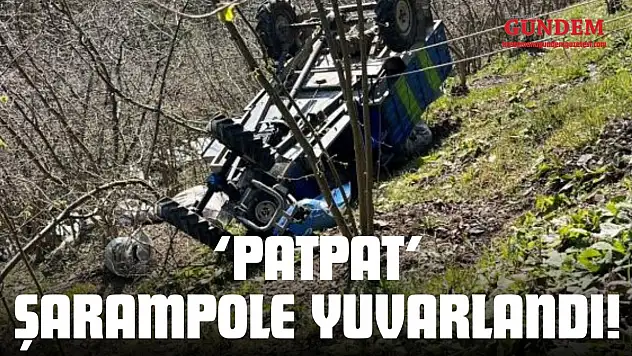 Kastamonu'da 'Patpat' Şarampole Yuvarlandı: 2 Yaralı