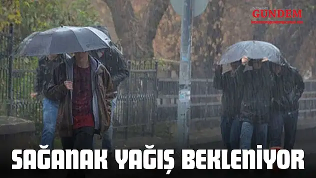 Kastamonu'da Sağanak Yağış Bekleniyor