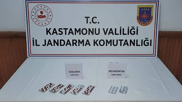 Kastamonu'da sentetik ecza hapı ele geçirildi