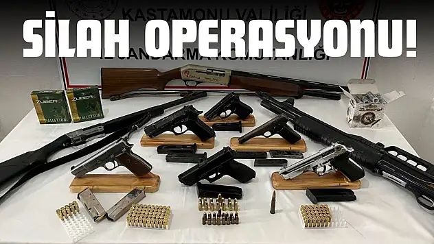 Kastamonu'da Silah Operasyonu!