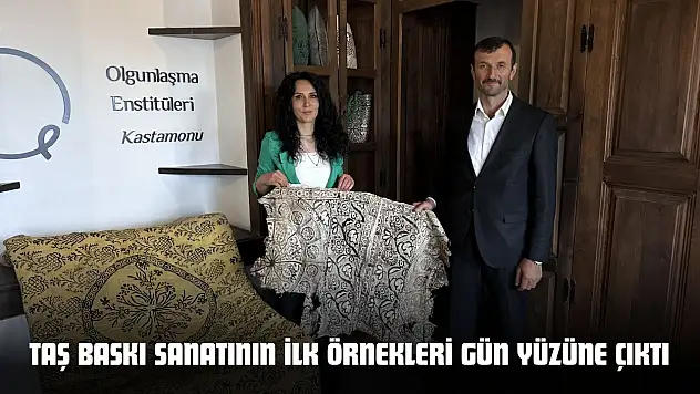 Kastamonu'da Taş Baskı Sanatının İlk Örnekleri Gün Yüzüne Çıktı