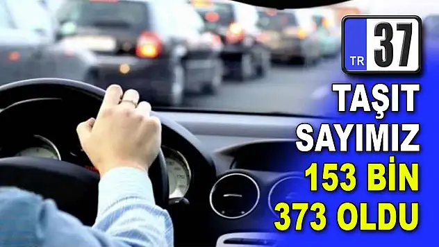 Kastamonu'da Taşıt Sayısı 153 Bin 373 Oldu