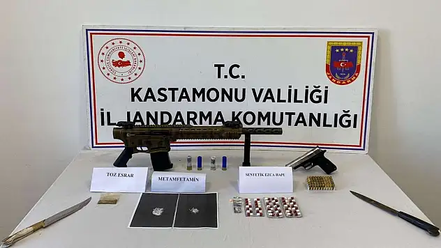 Kastamonu'da uyuşturucu ele geçirildi