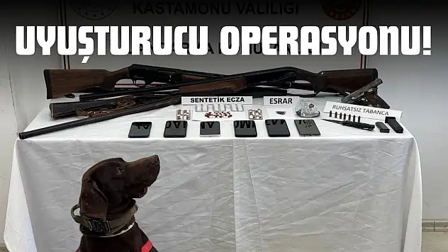 Kastamonu'da Uyuşturucu Operasyonu!