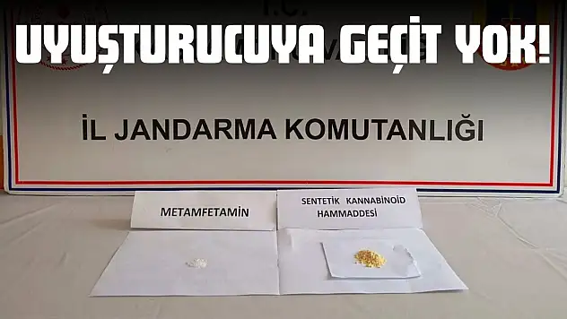 Kastamonu'da Uyuşturucuya Geçit Yok!