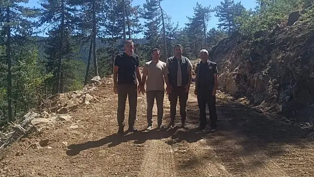 Kastamonu'da Yeni Orman Yolu Çalışmaları İncelendi