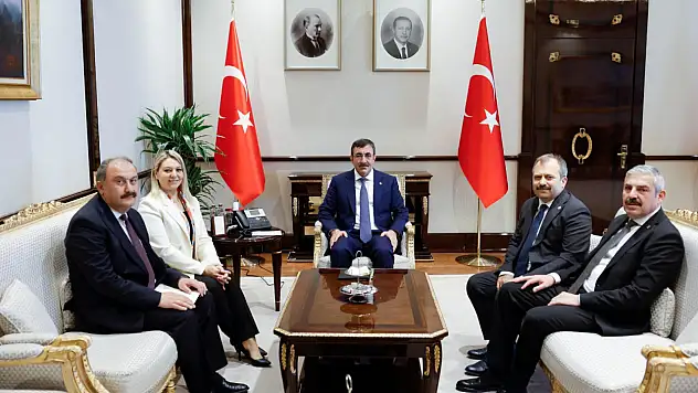 Kastamonu'dan Cumhurbaşkanı Yardımcısı Cevdet Yılmaz ziyareti