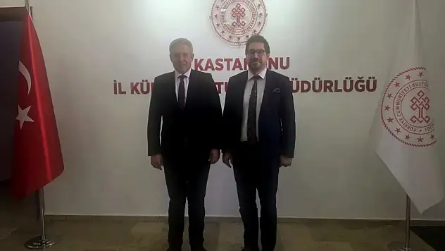 Kastamonu Defterdarı Mehmet Uslu'dan İl Kültür ve Turizm Müdürlüğü'ne Ziyaret