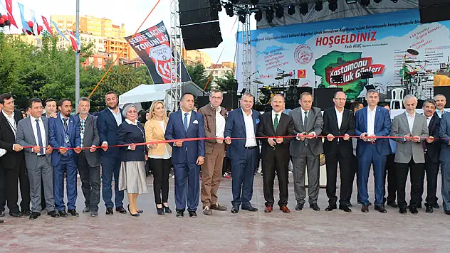 Kastamonu Dostluk Günleri yoğun katılımla açıldı
