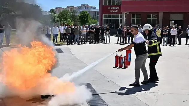 Kastamonu DSİ Personeline Yangın Güvenliği Eğitimi Verildi