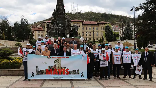 Kastamonu HAK-İŞ, 1 Mayıs'ta taleplerini yineledi