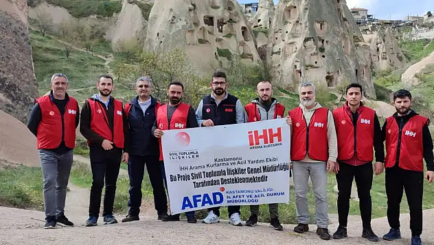 Kastamonu İHH ekibi eğitim kampını tamamladı