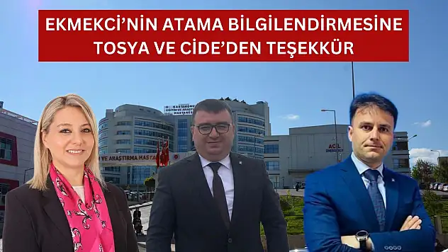 Kastamonu ilçelerinden tabip teşekkürü
