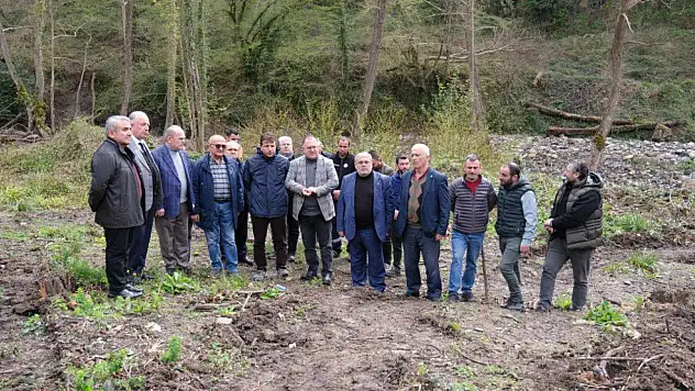 Kastamonu İnebolu Sökü Göleti'nde inşaat başladı
