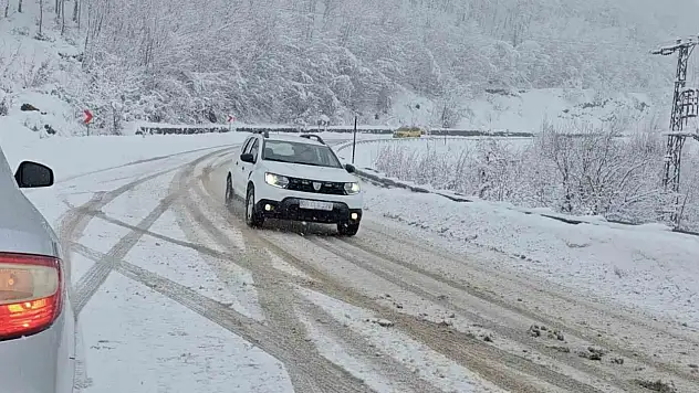 Kastamonu'da Kar Yağışı Etkili Oldu
