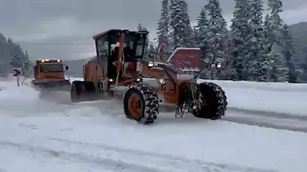 Ilgaz'da Kar Kalınlığı 28 Santimetreye Ulaştı