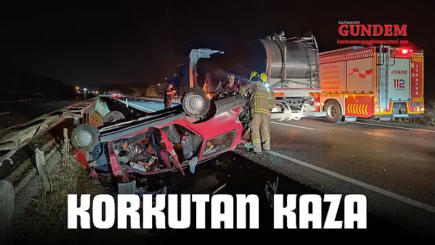 Kastamonu Plakalı Araç Kaza Yaptı, Yaralılar Var!