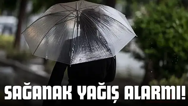 Kastamonu'ya Sağanak Yağış Alarmı!