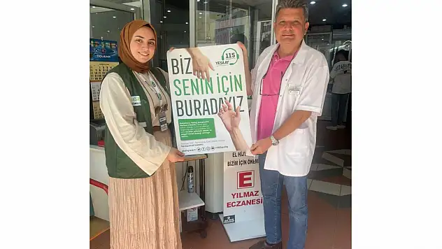 Kastamonu Yeşilay'dan Eczanelere Bağımlılıkla Mücadele Ziyareti