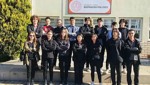 Kastamonu Fen Lisesi'nden TEKNOFEST'te çifte başarı