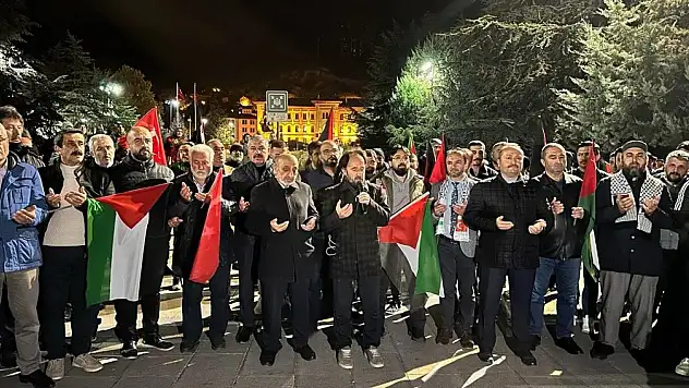 Kastamonu'da dualar Filistin için