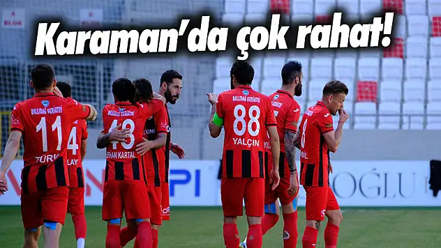 Kastamonuspor, Karamanspor Deplasmanında Çok Rahat