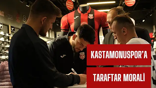 Kastamonuspor taraftarıyla buluştu