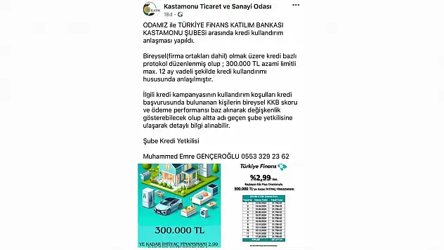 KATSO'dan Kredi Anlaşması