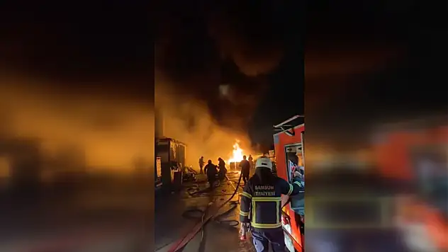 Kauçuk Fabrikasında Yangın