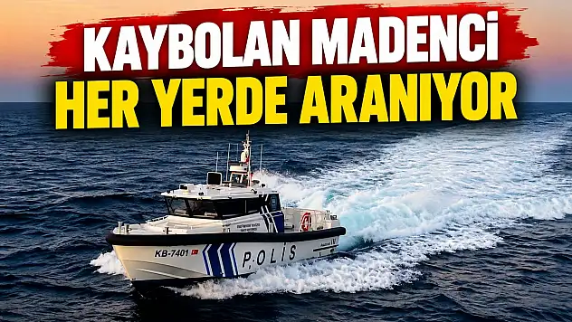 Kaybolan Madenci Her Yerde Aranıyor