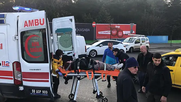 Kaygan Zemin Kazaya Neden Oldu: 1 Yaralı