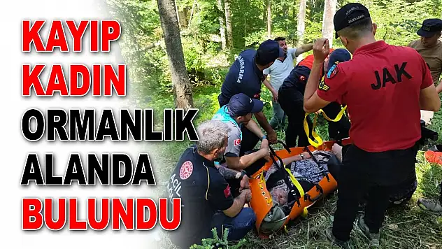 Kayıp Kadın Ormanlık Alanda Bulundu