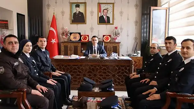 Kaymakam Çakır, Polisleri Ağırladı