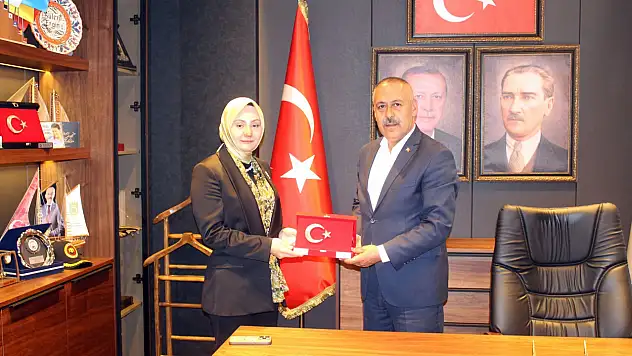 Kaymakam Çelebi'den Ağlı Belediyesine Veda Ziyareti