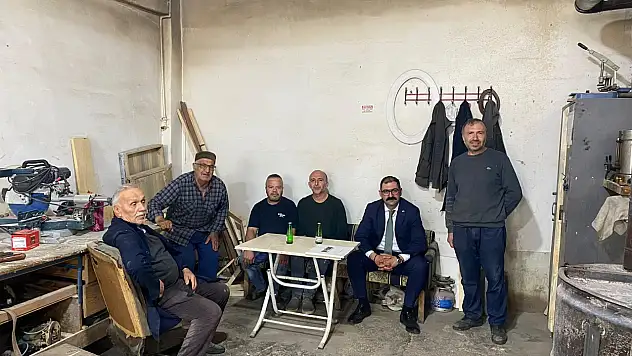 Kaymakam Demirdağ'dan Sanayi Sitesi Esnafına Ziyaret