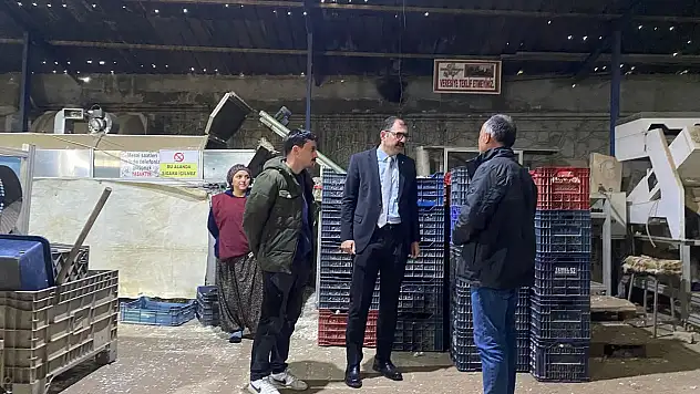Kaymakam Demirdağ'dan Sarımsak İşletmesine Ziyaret