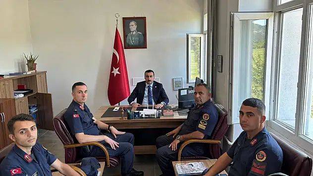 Kaymakam Erkan Şahin'den Emniyet Ve Jandarmaya Veda Ziyareti