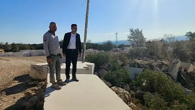 Kaymakam Karaselvi'den Mermer Ocağına İnceleme Ziyareti